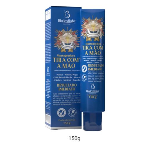 Pomada Massageadora Tira com a Mão 150g Bio Instinto