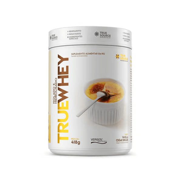 TrueWhey Hidro 418g TrueSource Crème Brûlée