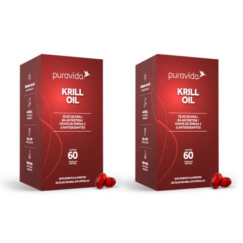 'Novo Kit 2 Uni Krill Oil 60 capsulas SEM EAN