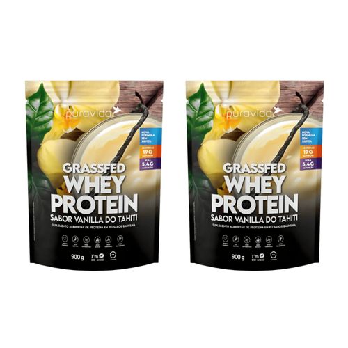 NOVO Kit 2 Un WHEY GRASSFED PURAVIDA 900G Vanilla NOVO Kit 2 Un WHEY GRASSFED PURAVIDA 900G Vanilla