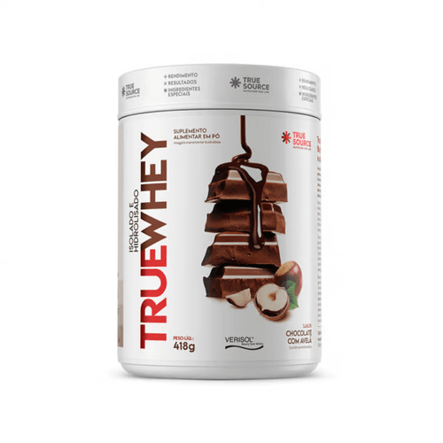 TrueWhey Hidro 418g TrueSource Chocolate com Avelã TrueWhey Hidro 418g TrueSource Chocolate com Avelã