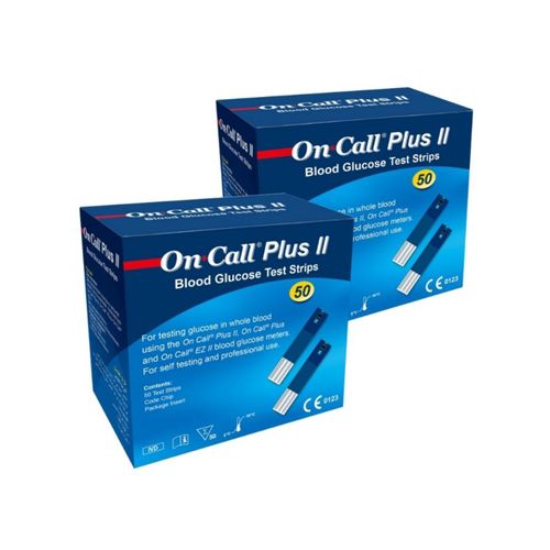 100 Tiras de Glicose On Call Plus II 100 Tiras de Glicose On Call Plus II
