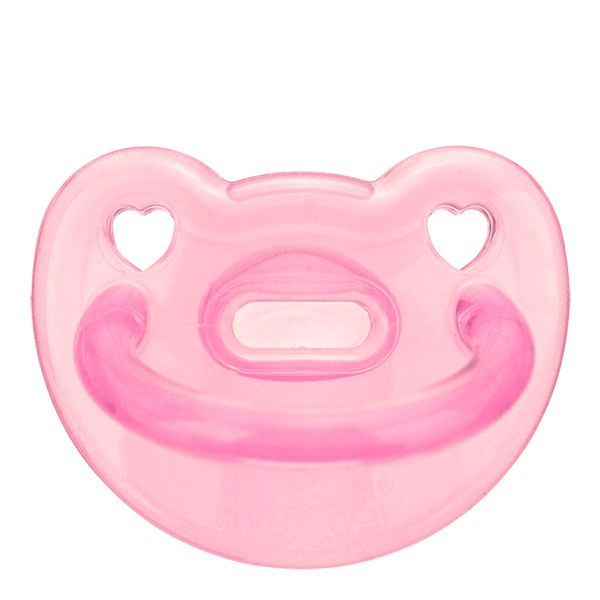 Chupeta Kuka Soft Silicone Rosa Tamanho 2