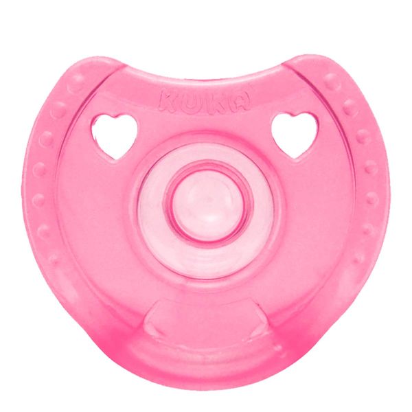 Chupeta Kuka Soft Comfort 1 a 6 Meses Rosa 1 Unidade