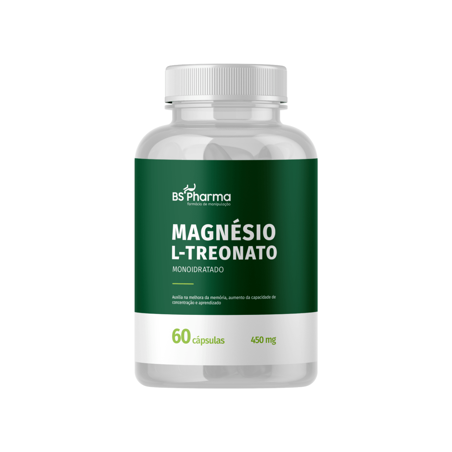 Magnésio L-Treonato Monoidratado 450 mg