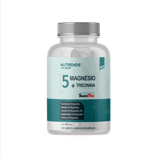 5 Magnésio + Treonina 60 Cápsulas