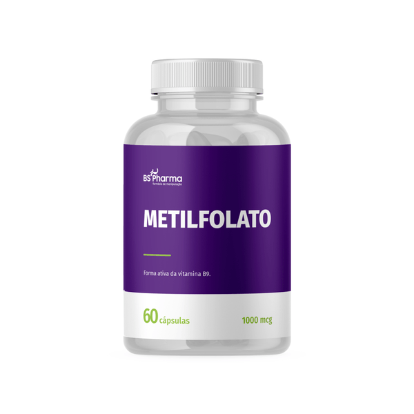 Metilfolato (Vitamina B9) 1000 mcg 60 Cápsulas