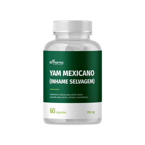 Yam Mexicano (Inhame Selvagem) - 250 mg 60 Cápsulas