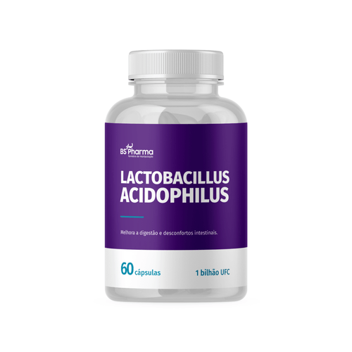 Lactobacillus Acidophilus - 1 bilhão de UFC 60 Cápsulas Lactobacillus Acidophilus - 1 bilhão de UFC 60 Cápsulas