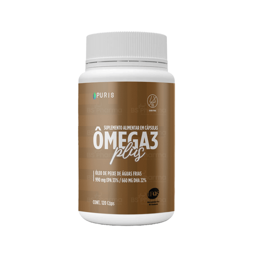 Omega 3 Plus 1000 mg 120 Cápsulas 120 Cápsulas