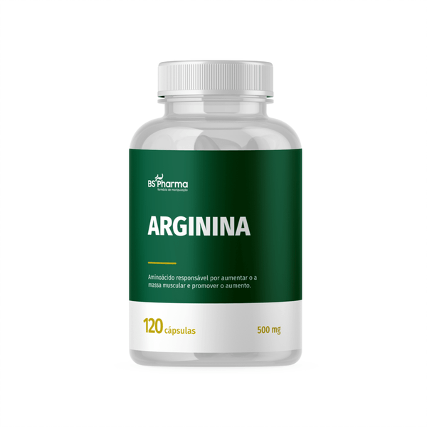 Arginina 500 mg 120 Cápsulas
