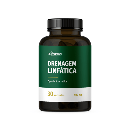 Drenagem Linfática em cápsulas (Opuntia ) - 500 mg 30 Cápsulas
