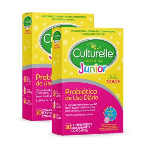 Kit Suplemento Alimentar Culturelle Jr 30cpr + Culturelle Jr. 30cpr Kit Suplemento Alimentar Culturelle Jr 30cpr + Culturelle Jr. 30cpr