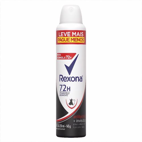 Kit c/9 Unidades de Desodorante Rexona Aero Women Antibacterial 250ml