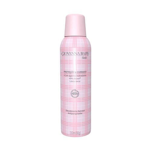 Kit c/9 Unidades de Desodorante Giovanna Baby Aero S/Alumin Classic 150ml