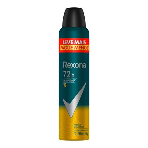 Kit c/9 Unidades de Desodorante Rexona Aero Men V8 250ml