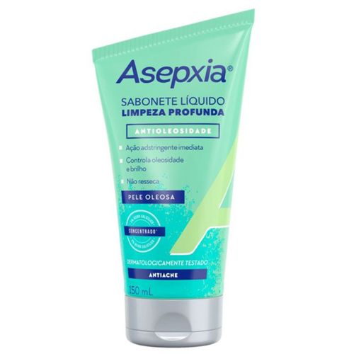Kit c/9 Sabonete Líquido Asepxia 150ml Limpeza