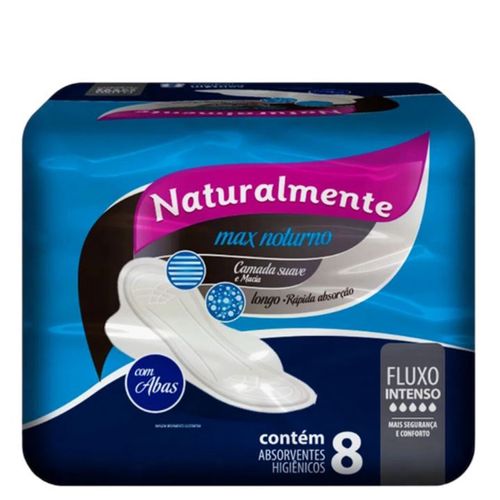 Kit c/9 Absorvente Nat Max Noturno S/Abas