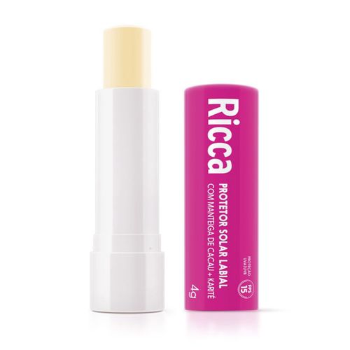 Kit c/9 Protetor Labial Com Manteiga De Cacau + Karite Fps 15 Ricca
