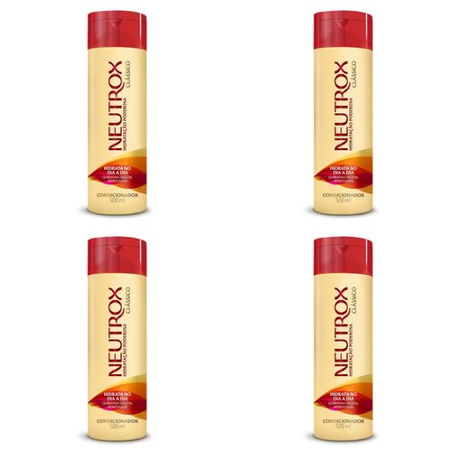 Kit c/4 Unidades de Condicionador Neutrox 500ml