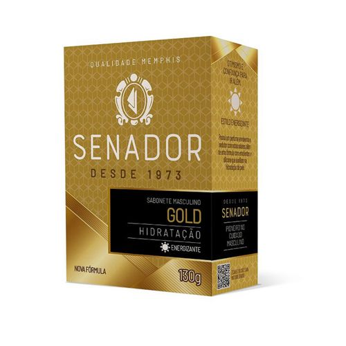 Kit c/4 Sabonete Senador Gold 130g