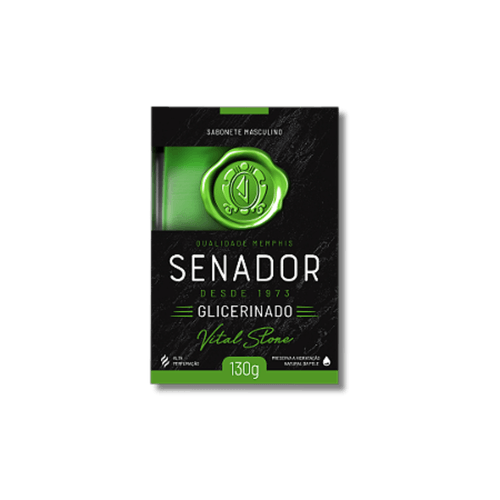 Kit c/4 Sabonete Senador Vital Stone 130g