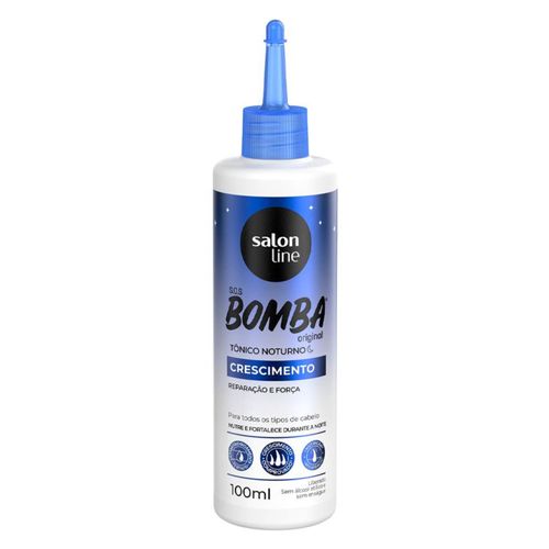 Kit c/4 Tônico Capilar Salon Line SOS Bomba Crescimento Noturno 100ml