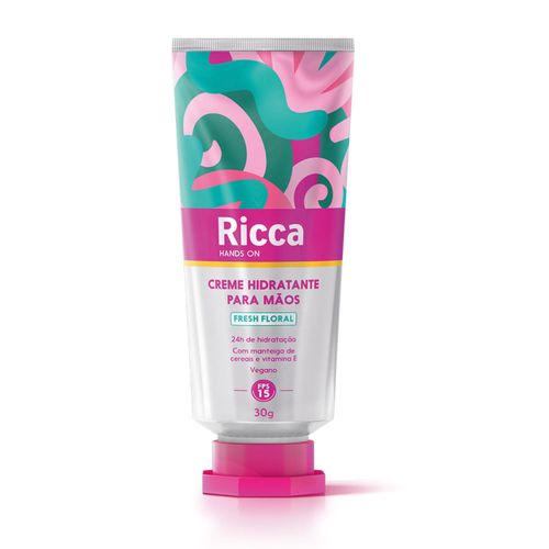 Kit c/2 Unidades de Creme Desodorante Hidratante Mãos Fps15 Fresh Floral Ricca