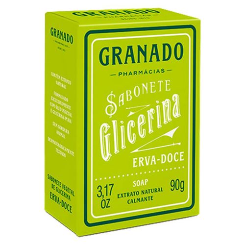 Kit c/16 Sabonete de Glicerina Erva-Doce Granado 90g