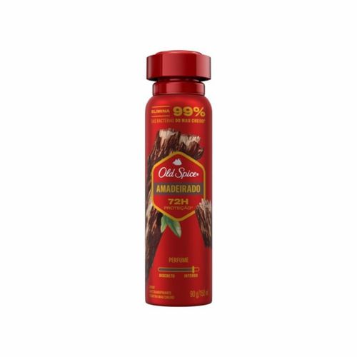 Kit c/4 Unidades de Desodorante Old Spice Aero Jato 90g Amadeirado