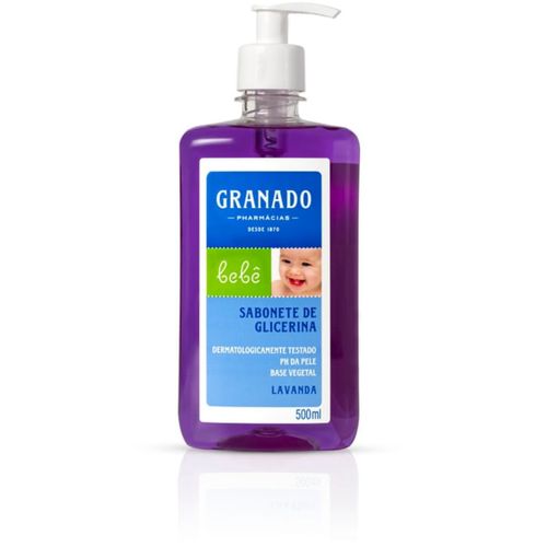Kit c/4 Sabonete Líquido Bebê Lavanda Granado 250ml