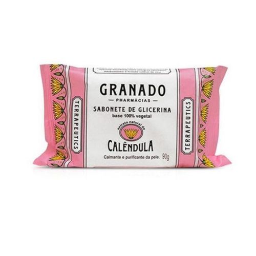 Kit c/4 Sabonete Granado Glicerina 90g Calendula