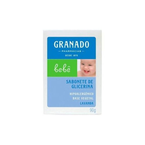 Kit c/4 Sabonete Infantil Granado Bebê 90g Lavanda
