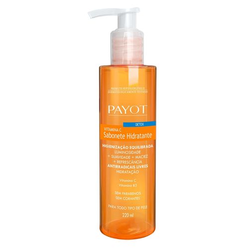 Kit c/4 Sabonete Hidratante Detox Vitamina C Payot 220ml
