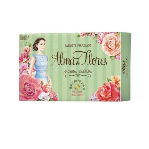 Kit c/4 Sabonete Alma De Flores Tradicional 130g