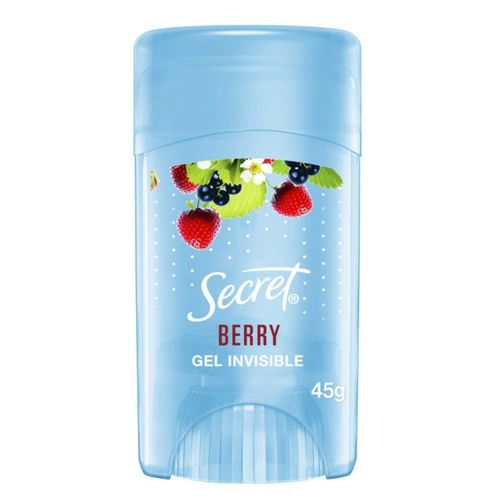 Kit c/2 Unidades de Desodorante Secret Gel 45g Invisible Berry
