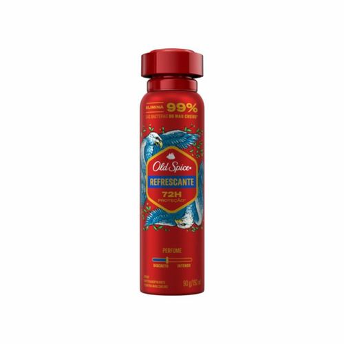 Kit c/2 Unidades de Desodorante Aerosol Jato Seco Old Refrescante Old Spice Simples 93g