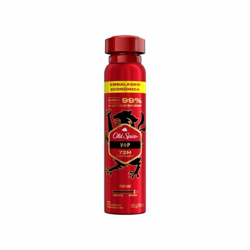 Kit c/2 Unidades de Desodorante Aerosol Jato Seco Old Vip 120g