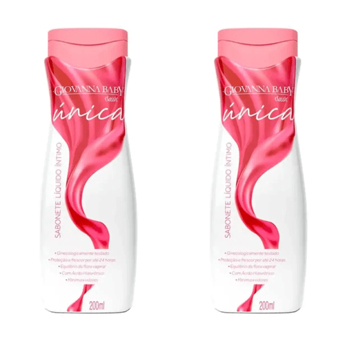 Kit c/2 Sabonetes Giovanna Baby Liquido Intimo Classic 200ml