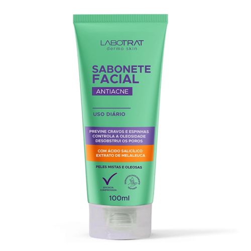 Kit c/2 Sabonete Facial Antiacne Labotrat 100ml