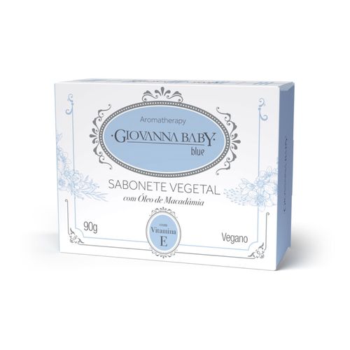 Kit c/2 Sabonete Giovanna Baby Vegetal Blue 90g
