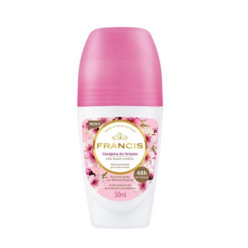 Desodorante Rollon Francis Hydrata 50ml Cerejeira Do Oriente