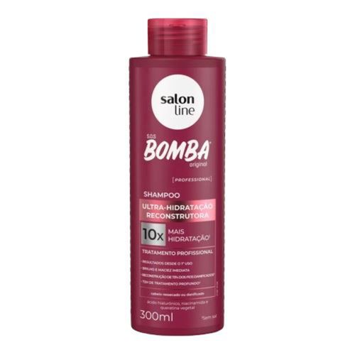 Shampoo Salon Line Sos Bomba 300ml Hidratante Reconstrutora