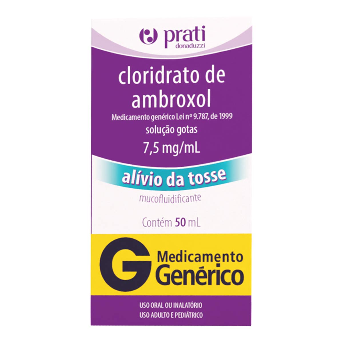 Expectorante Prati, Donaduzzi & Cia 7,5mg 50ml