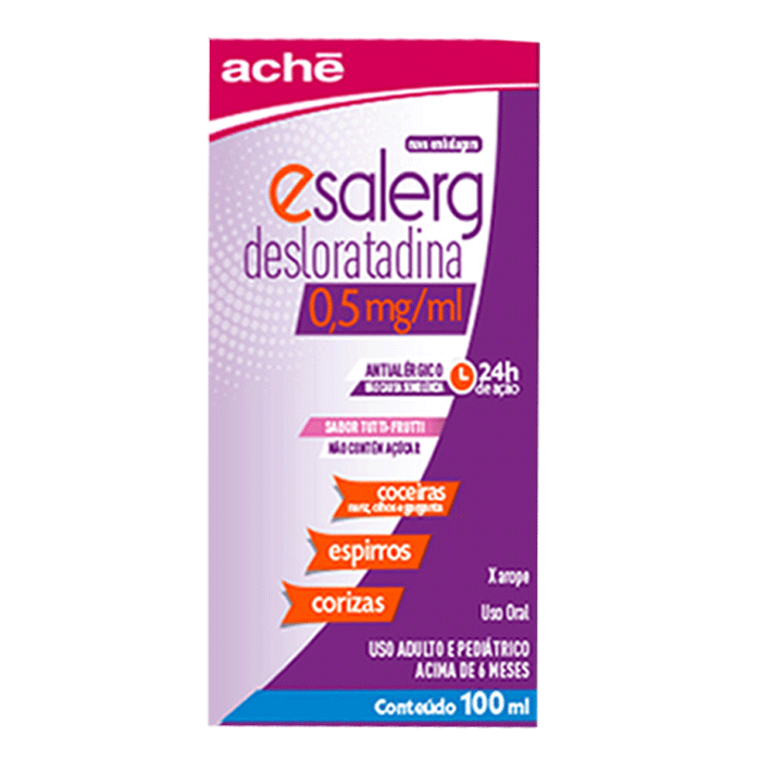 Antialérgico Esalerg 0,5mg/ml 100ml Xarope