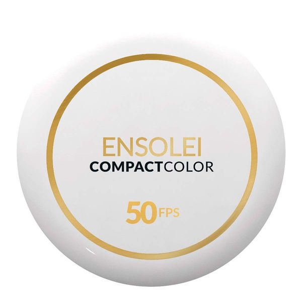 Protetor Solar Facial Profuse FPS 50 Ensolei Compact Com Cor 10g Pó