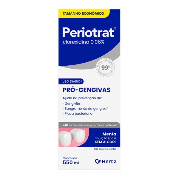 Antisséptico Bucal Periotrat Pró-Gengivas 550ml Solução