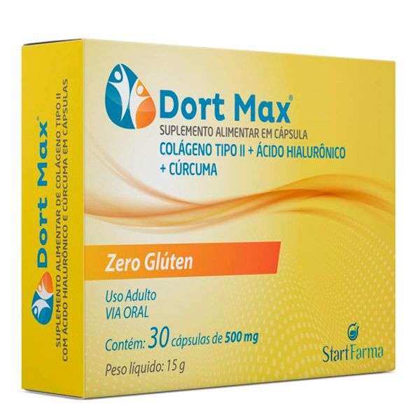 Colágeno Dort Max 500mg 30 Cápsulas