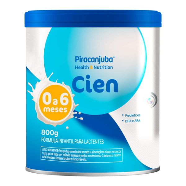 Fórmula Infantil Piracanjuba Cien 0 a 6 Meses 800g