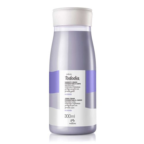 Sabonete Líquido Cremoso para o Corpo Algodão Tododia Natura 300 ml